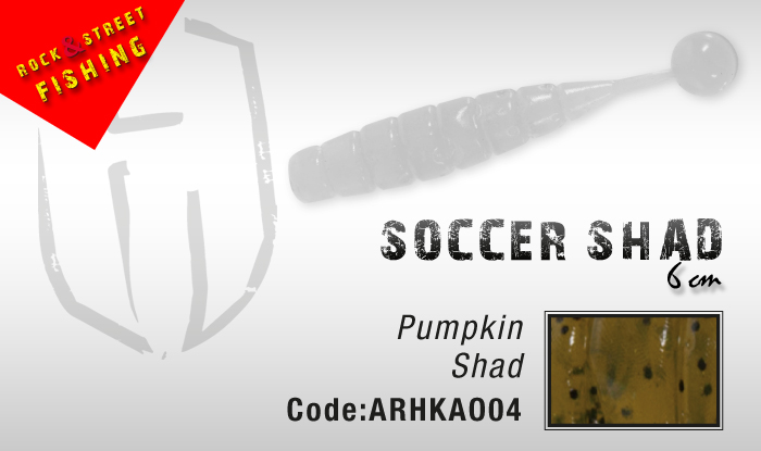 Herakles Soccer Shad mm. 60 colore PUMPKIN SHAD